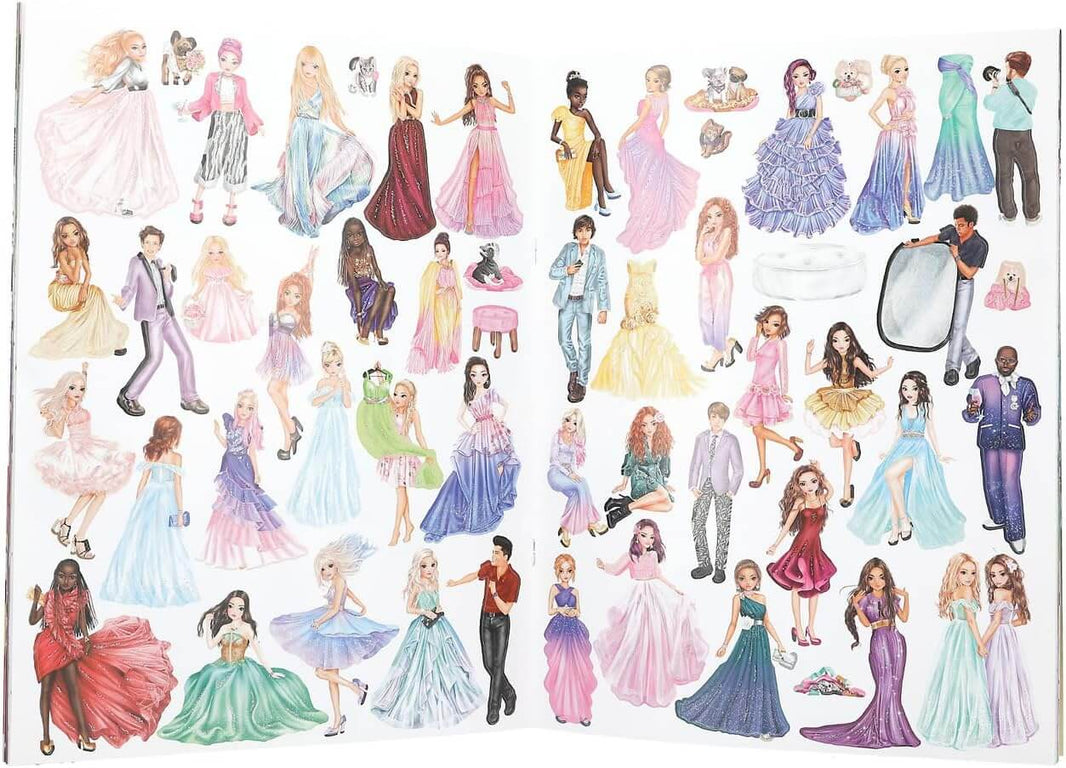 Top Model Glamour Stickerworld Book