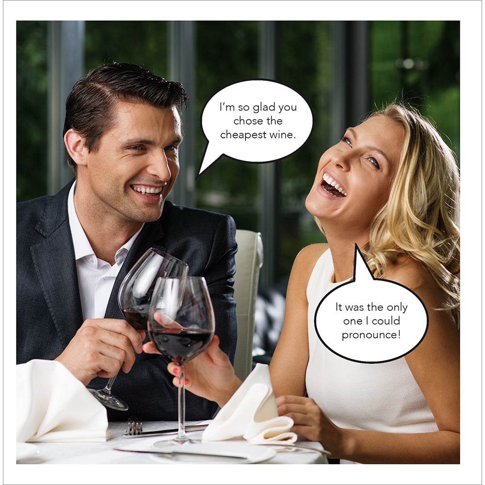 Cheapest Wine Birthday Card - House of Cards