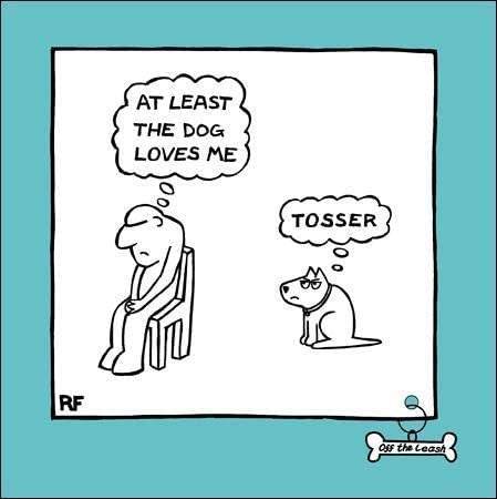 Dog Loves Me Greetings Card - House of Cards