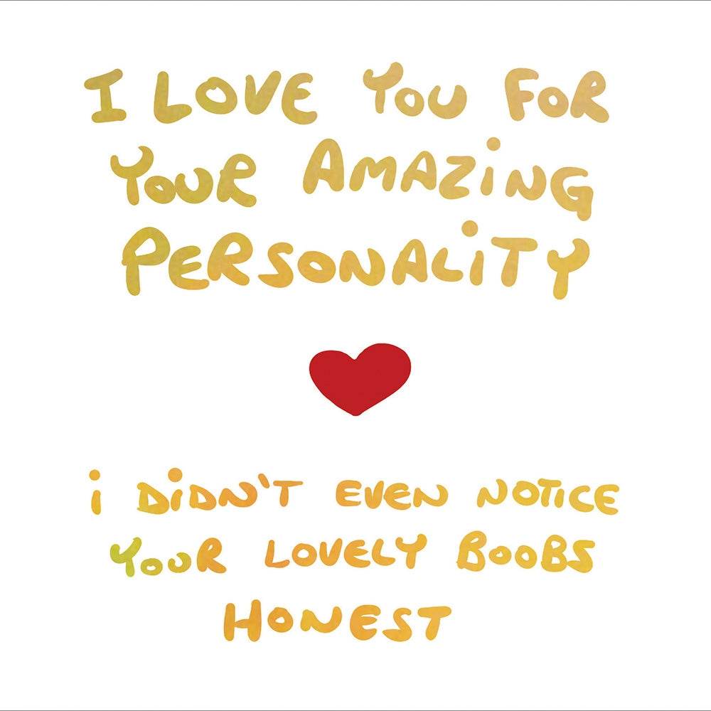 Love Your Personality Valentines Card - House of Cards