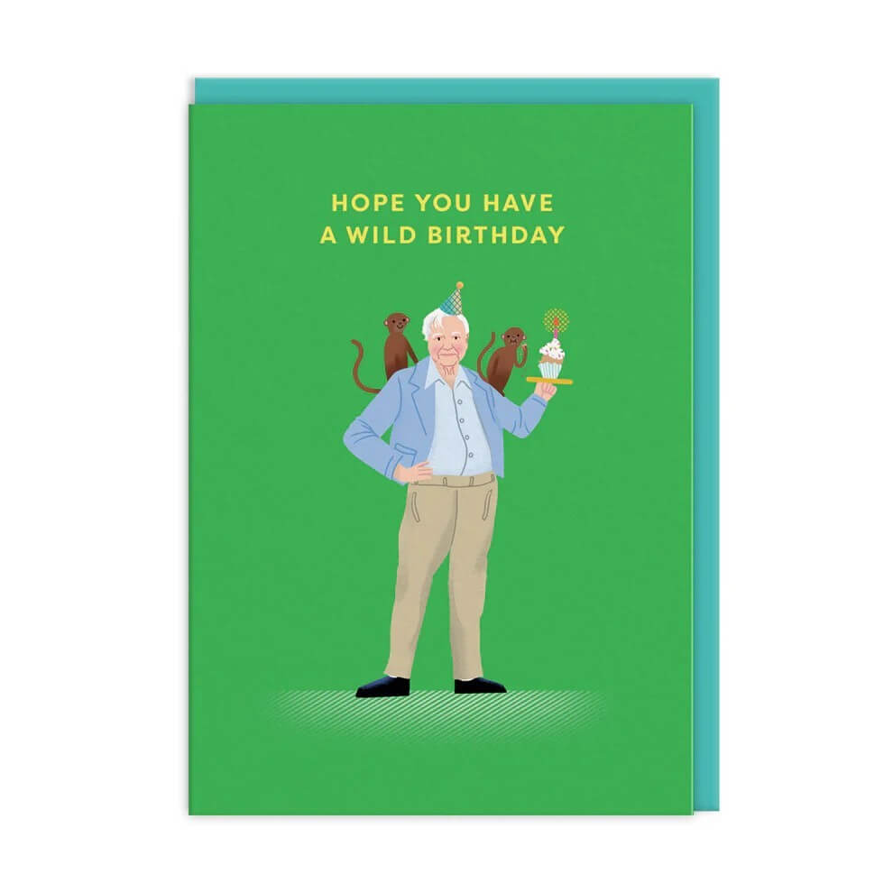 Icons Attenborough Birthday Card