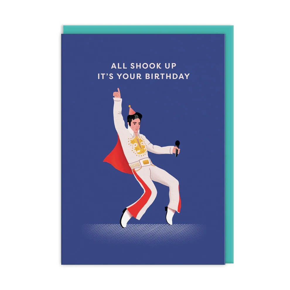 Icons Elvis Birthday Card