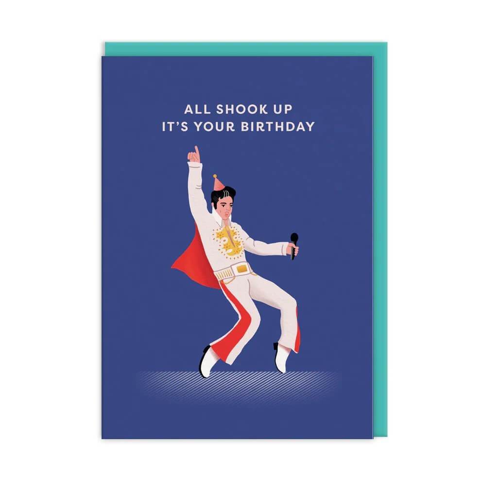 Icons Elvis Birthday Card - House of Cards