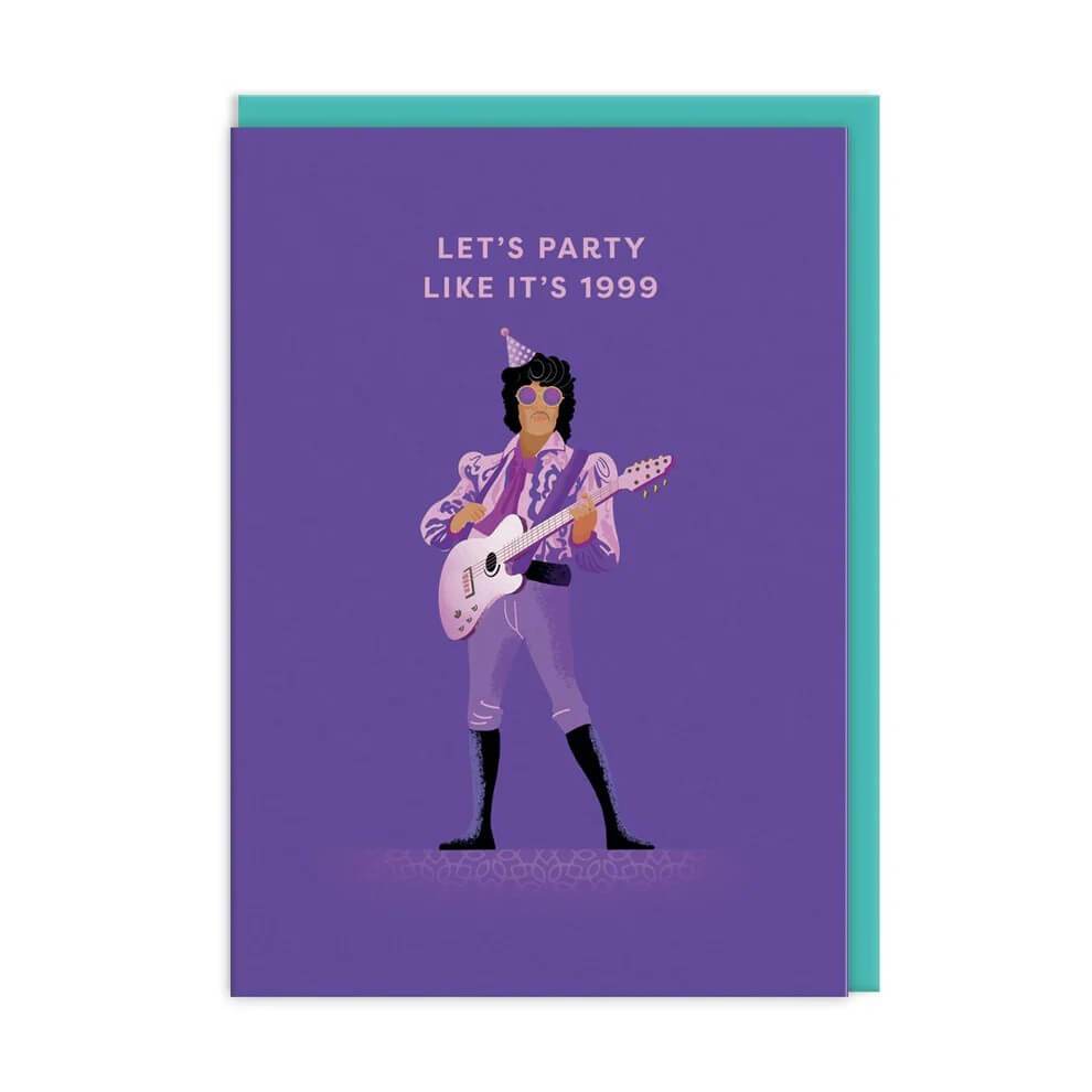 Icons Prince Birthday Card - House of Cards