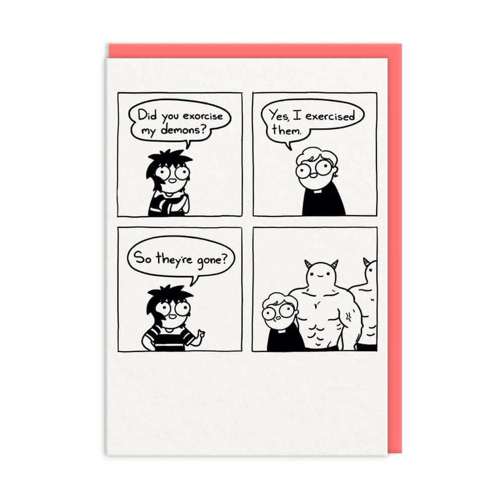 Exercised Demons Greeting Card