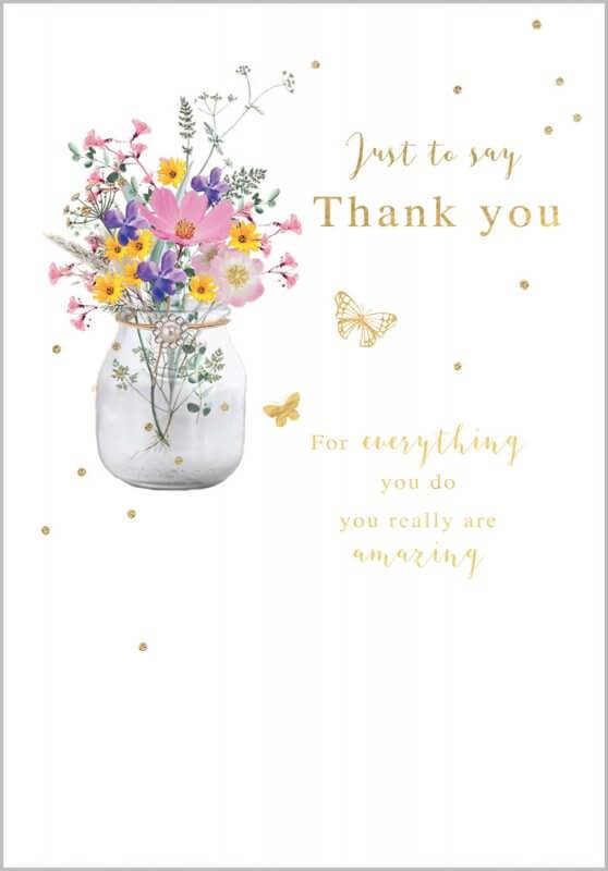 Thank You Greeting Card - House of Cards