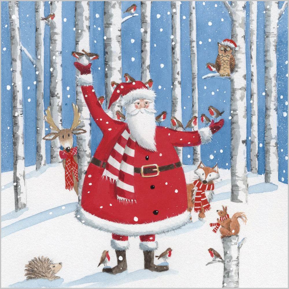 Woodland Santa Charity Christmas Cards - House of Cards