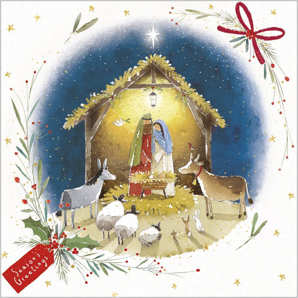 Nativity Charity Christmas Cards - House of Cards