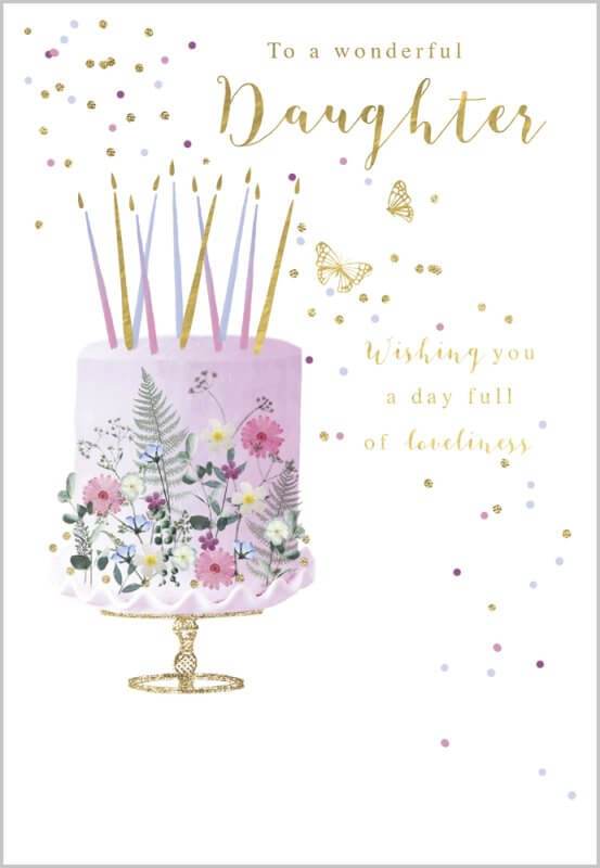 Daughter Birthday Card - House of Cards