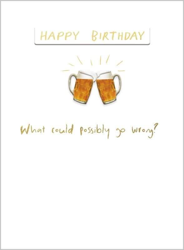 Cheers to Beers Happy Birthday Card - House of Cards