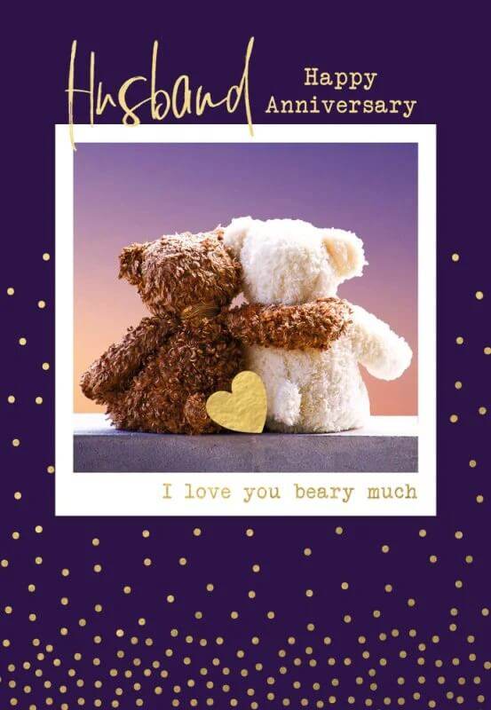 Husband Anniversary Greeting Card - House of Cards