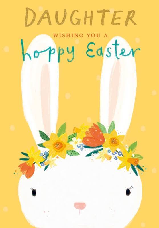 Bunny Daughter Easter Card - House of Cards