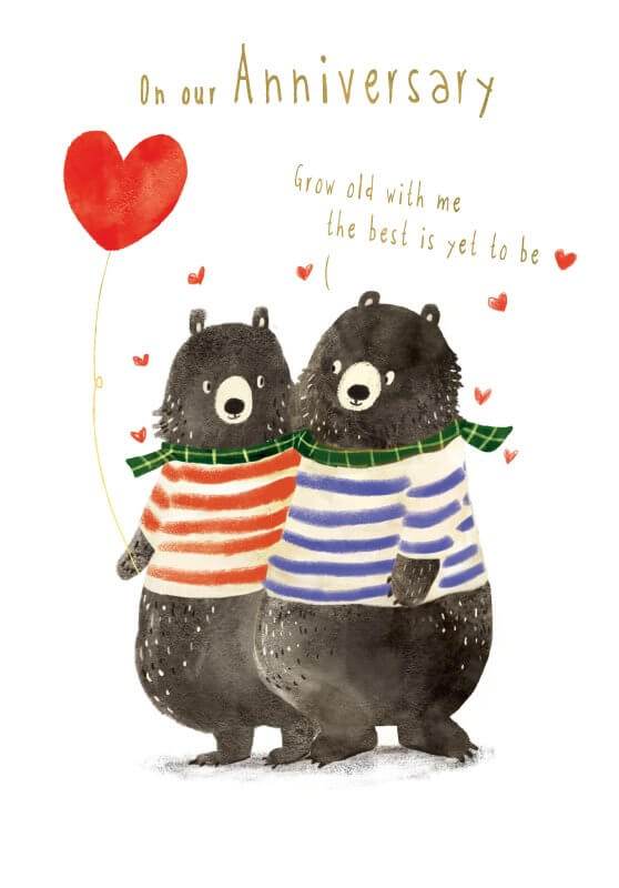 Our Anniversary Greeting Card - House of Cards