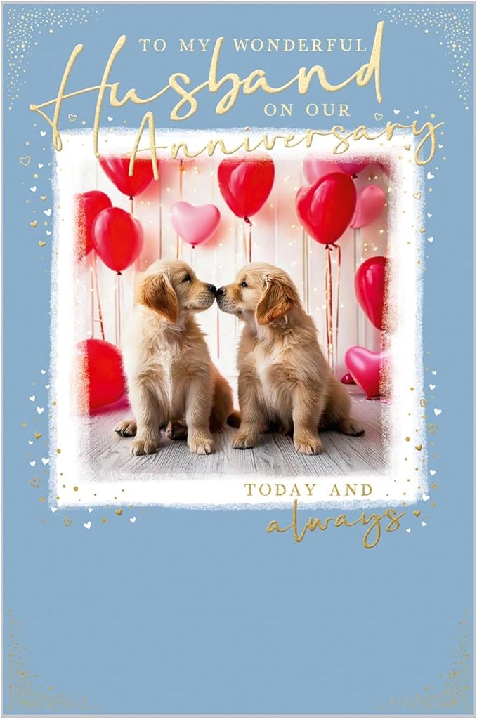 Wonderful Husband Anniversary Card