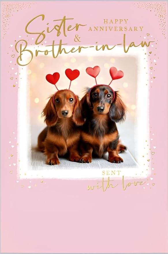 Sister and Brother-in-Law Anniversary Card - House of Cards