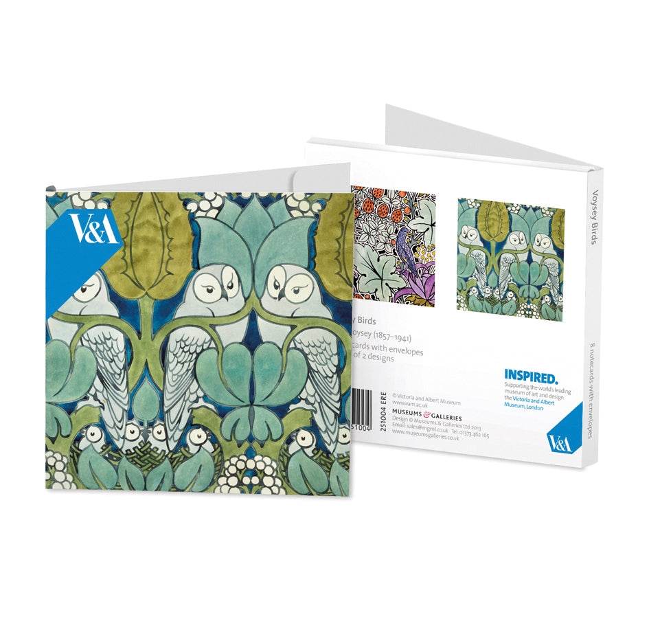 Voysey Birds Notelets - House of Cards