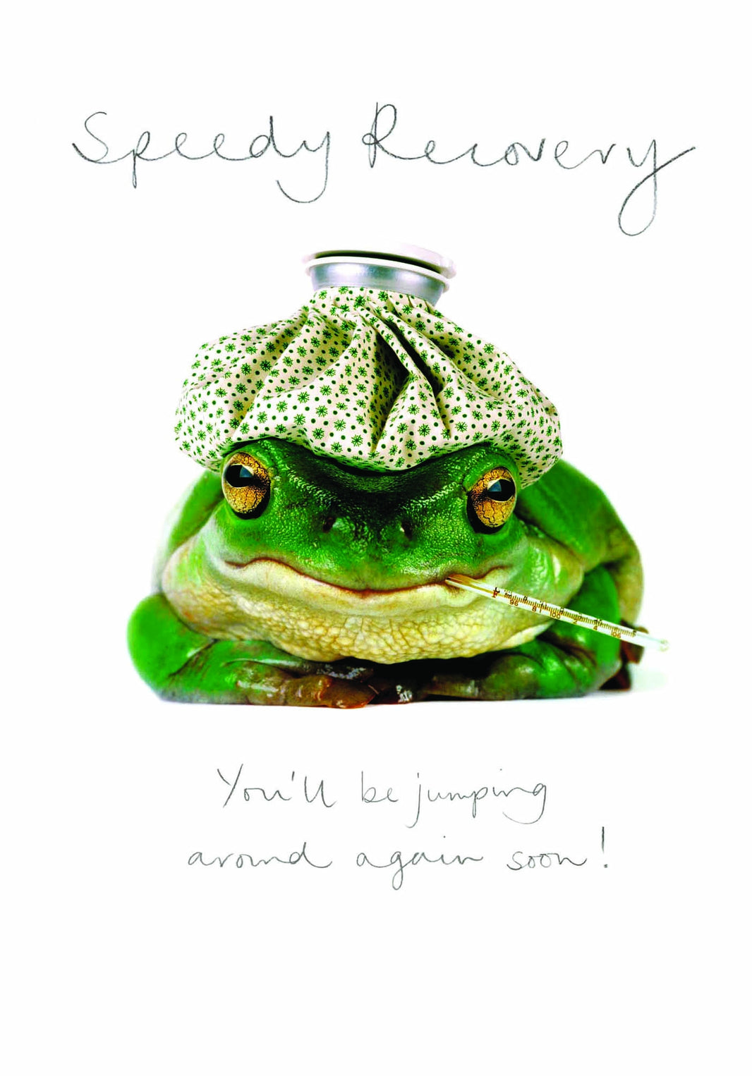 Get Well Sick Frog Card