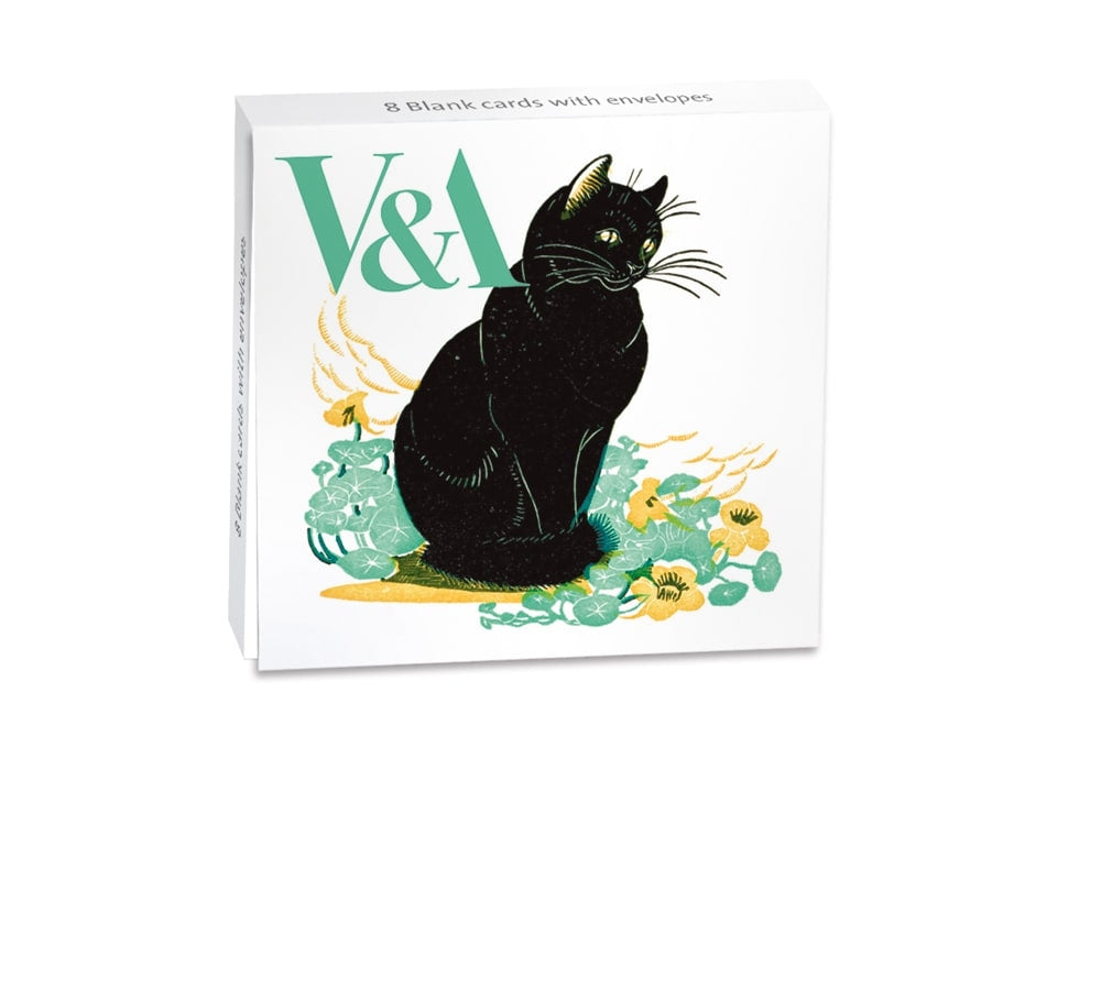 Lucky Black Cat Notelets