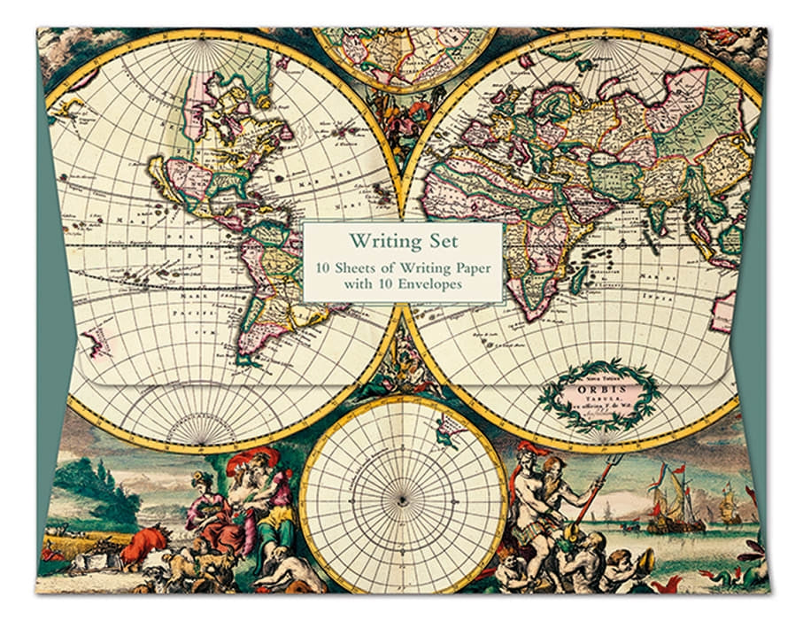 World Map Writing Set