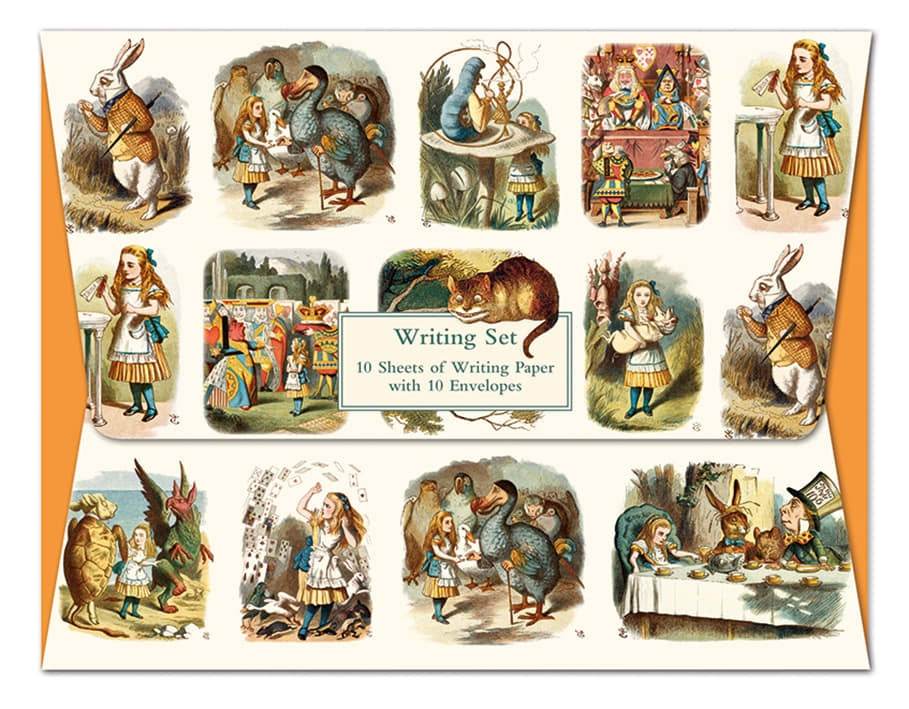 Alices Adventures in Wonderland Writing Set - House of Cards