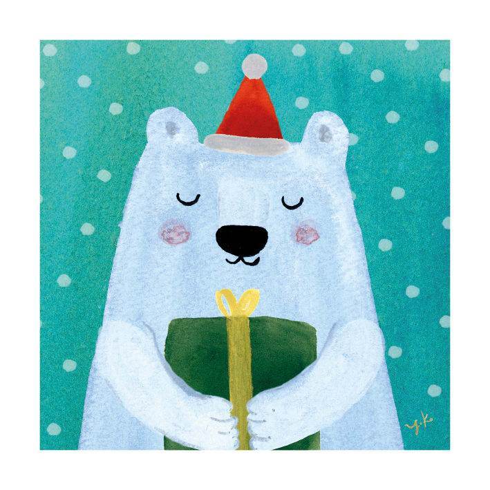 Yoko Shima Polar Bear Christmas Cards - House of Cards