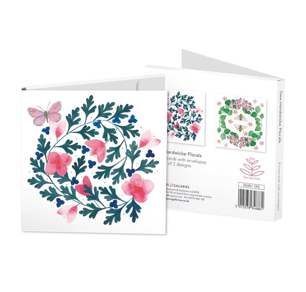 Dee Hardwicke Floral Notecards - House of Cards