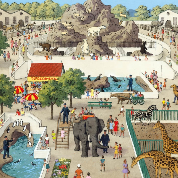 The Zoo Greeting Card