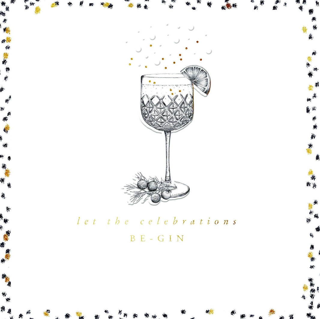 Onyx - Be Gin Greeting Card - House of Cards