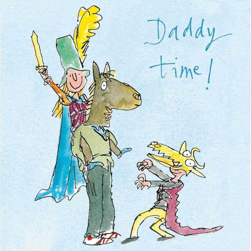 Quentin Blake Daddy Time Fathers Day Card - House of Cards