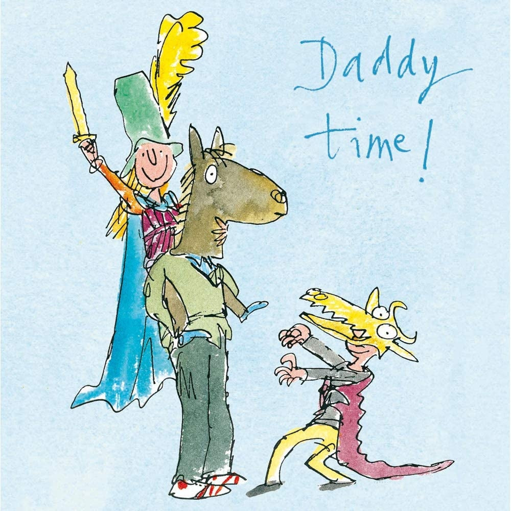 Quentin Blake Daddy Time Fathers Day Card