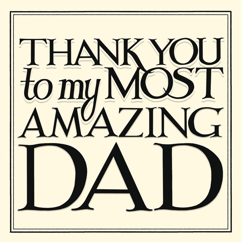 Emma Bridgewater Amazing Dad Fathers Day Card