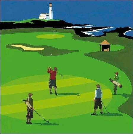 Golf by the Coast Birthday Card - House of Cards