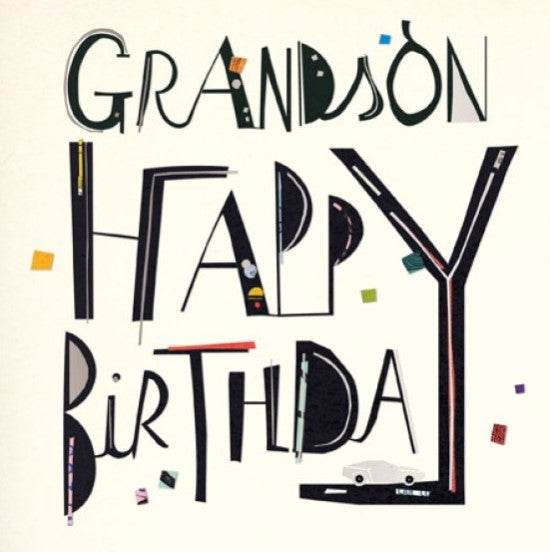 Grandson Birthday Card - House of Cards
