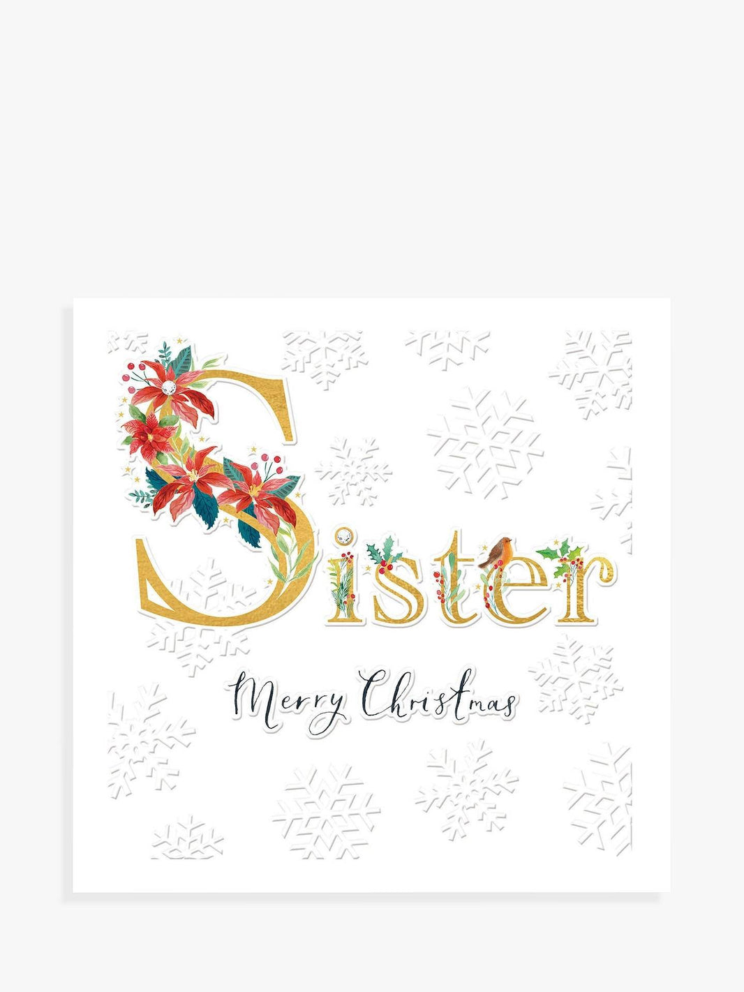 Espoir Sister Christmas Card - House of Cards