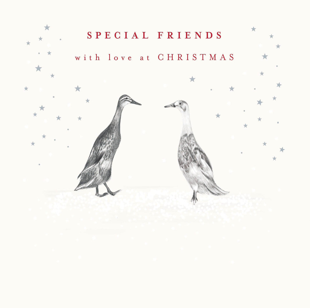 Special Friends Ducks Christmas Card - House of Cards