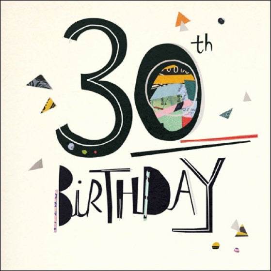 30th Happy Birthday Card - House of Cards