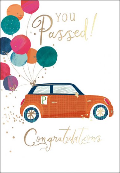 Lychee Passed Driving Test Greeting Card