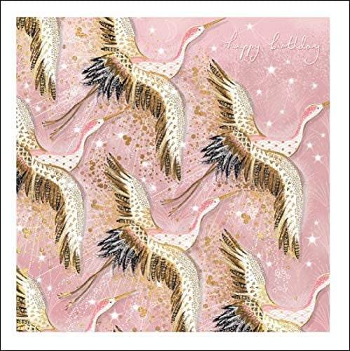 SparkCranes Stylish Happy Birthday Card - Opium Greeting Cards - House of Cards