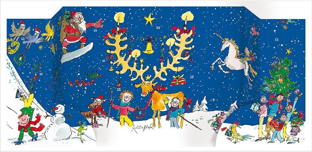 Quentin Blake Large Fold-Out Advent Calendar