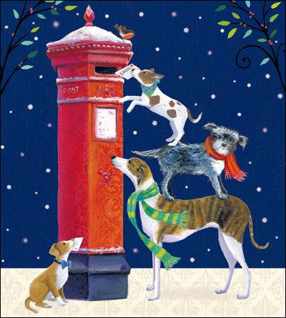 5 Dogs Letters to Santa Charity Christmas Cards - House of Cards