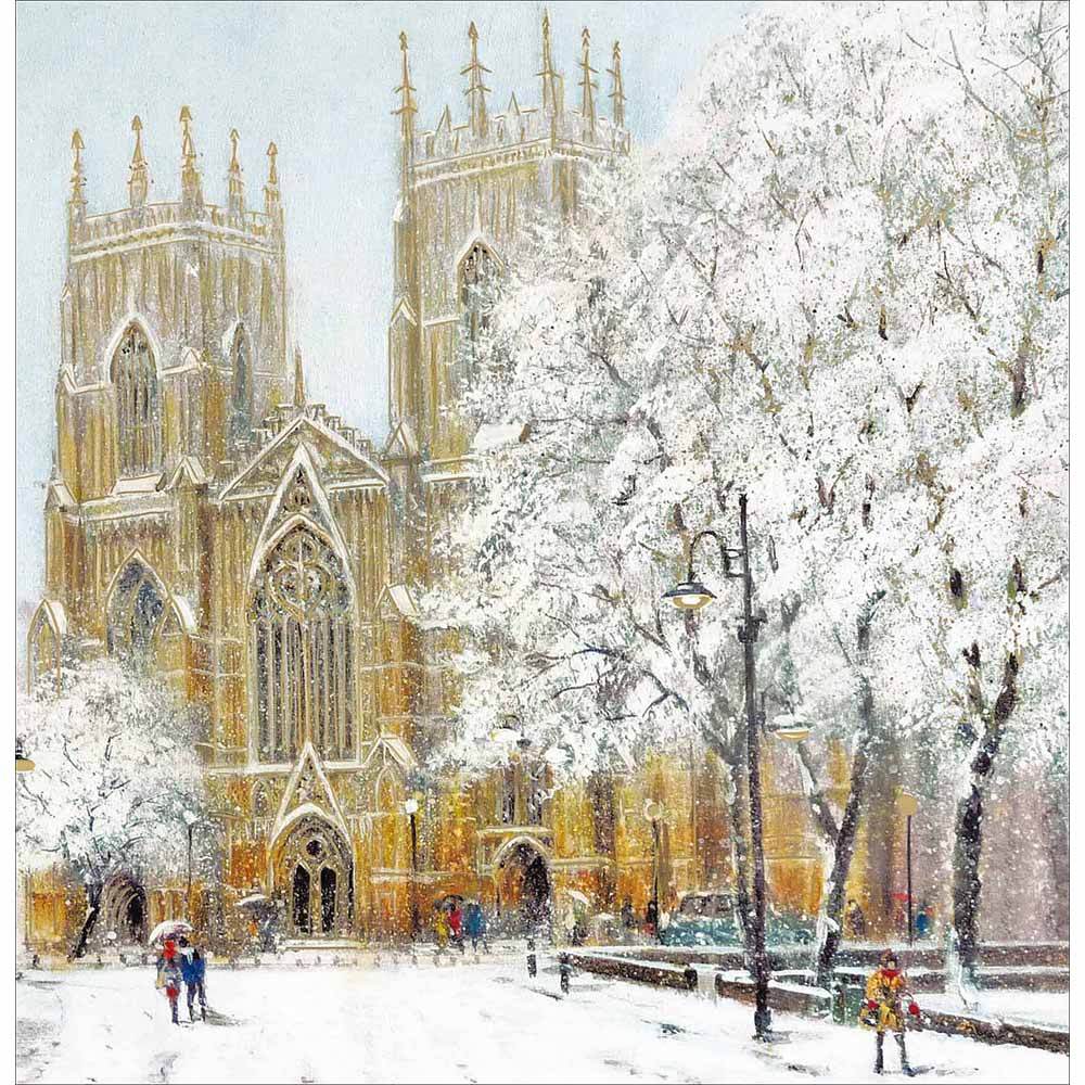 Box of 6 York Minster Christmas Cards - House of Cards