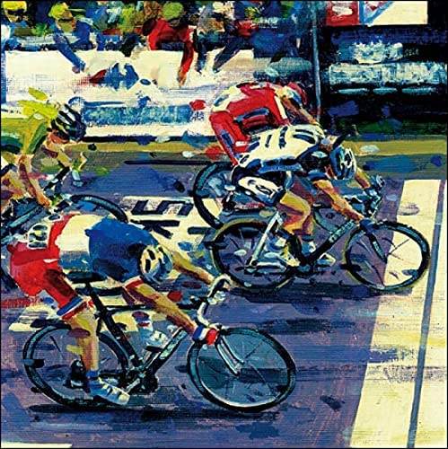Cyclists Greeting Card - House of Cards