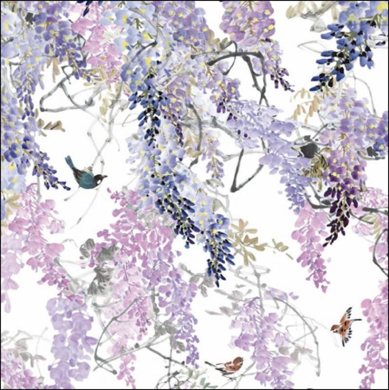 Wisteria Falls Greeting Card - House of Cards