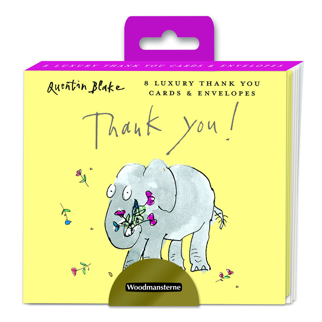 Quentin Blake Elephant Thank You Cards
