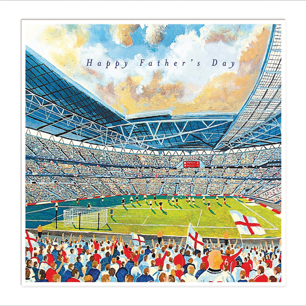 Football Stadium Fathers Day Card