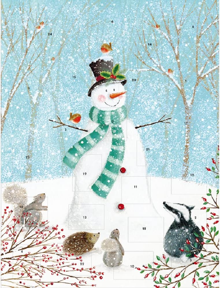Woodland Snowman Advent Calendar