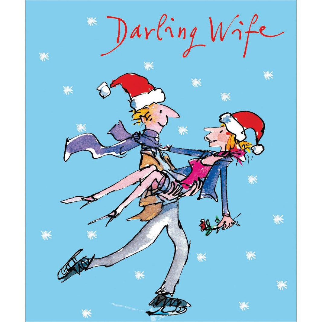 Quentin Blake DarWife Card - House of Cards