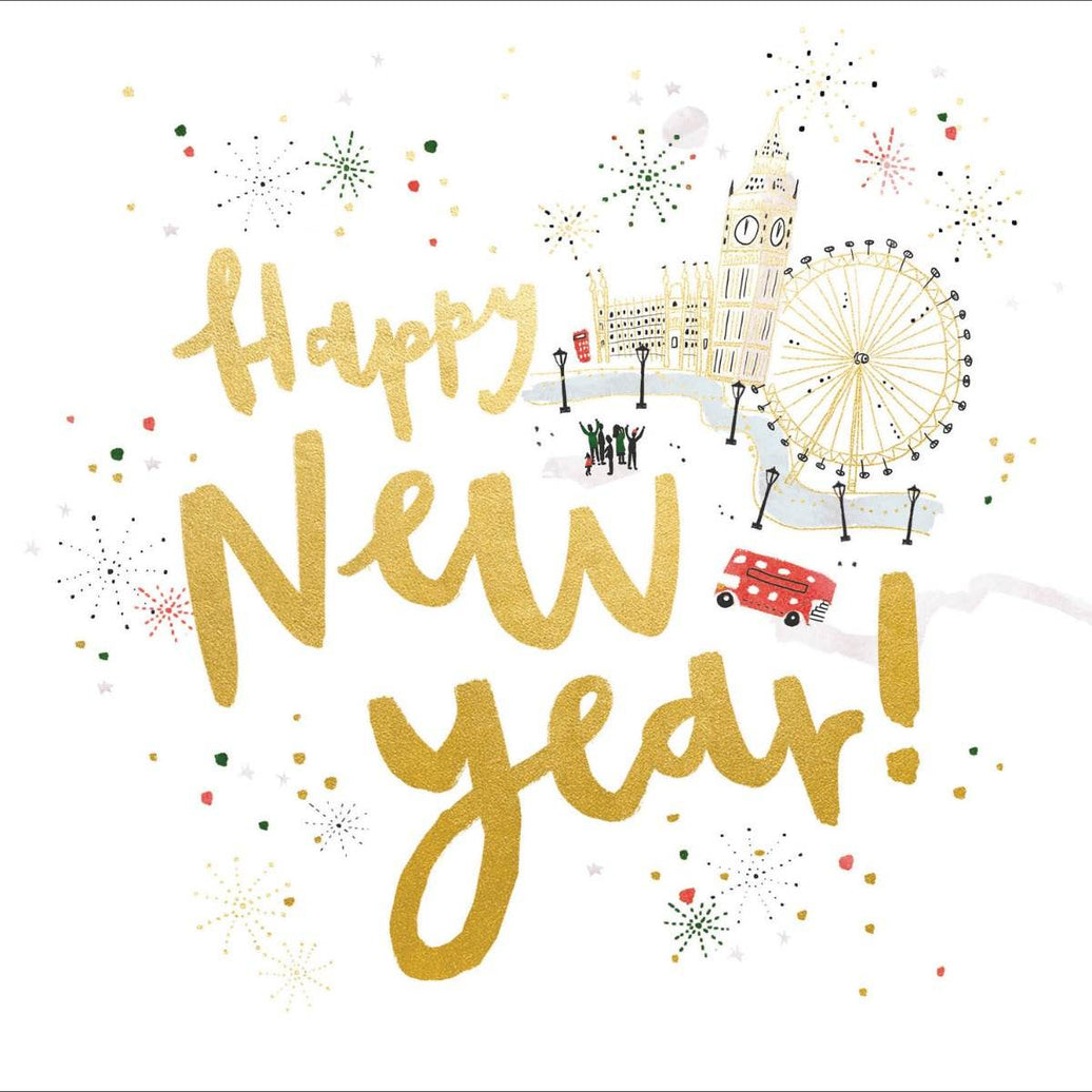 Happy New Year Card - House of Cards