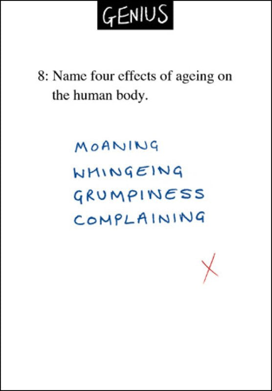 Ageing Birthday Card