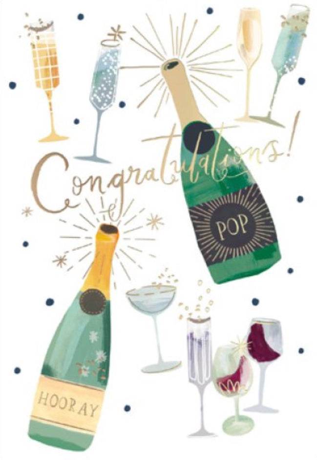 Lychee Congratulations Greeting Card - House of Cards